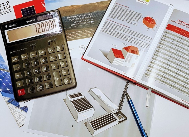 Розрахунок вартості сонячної станції