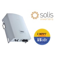 Інвертор мережевий SOLIS-15K-DC-4G 15 кВт, 3 фази, 2 MPPT