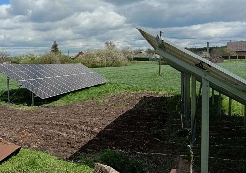 Дворядна наземна оцинкована конструкція SMS 212 для сонячної станції