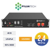 Літієвий акумулятор PYLONTECH US2000C (2,4 кВт*год / 48 В)