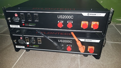 Літієвий акумулятор PYLONTECH US2000C (2,4 кВт*год / 48 В)